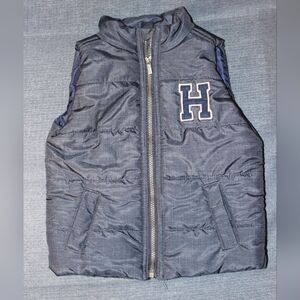 TOMMY Hilfiger Boys Navy Blue "H" Puffer Vest
